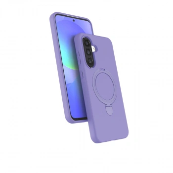 Samsung Galaxy A36 Regal Magsafe Standlı Kapak - Lila