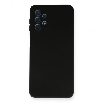 Samsung Galaxy A52 Kılıf Nano İçi Kadife Silikon - Siyah