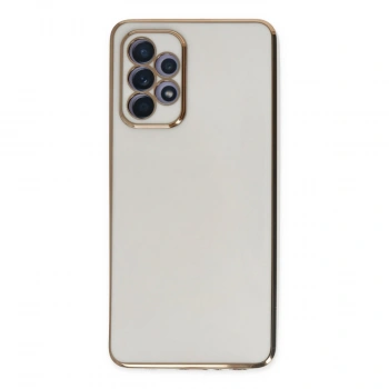 Samsung Galaxy A52 Kılıf Volet Silikon - Beyaz