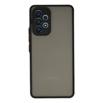 Samsung Galaxy A53 5g Kılıf Montreal Silikon Kapak - Siyah