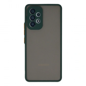 Samsung Galaxy A53 5g Kılıf Montreal Silikon Kapak - Yeşil