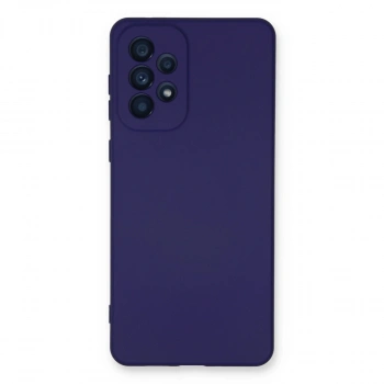 Samsung Galaxy A53 5g Kılıf Nano İçi Kadife Silikon - Mor