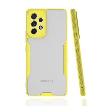 Samsung Galaxy A53 5g Kılıf Platin Silikon - Sarı