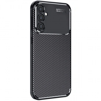 Samsung Galaxy A56 Kılıf Auto Focus Karbon Kapak - Siyah