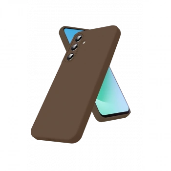 Samsung Galaxy A56 Kılıf First Silikon - Kahverengi