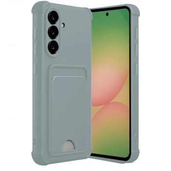 Samsung Galaxy A56 Kılıf Kelvin Kartvizitli Silikon - Açık Yeşil