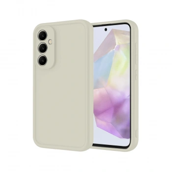 Samsung Galaxy A56 Kılıf Viera Silikon - Krem