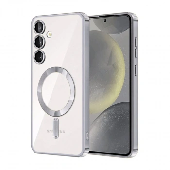 Samsung Galaxy A56 Kross Magneticsafe Kapak - Gümüş