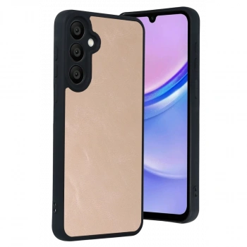 Samsung Galaxy A57 5g Aras Deri Kapak - Pudra