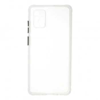 Samsung Galaxy A71 Kılıf Miami Şeffaf Silikon - Şeffaf