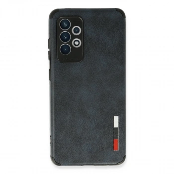 Samsung Galaxy A72 Kılıf Loop Deri Silikon - Lacivert