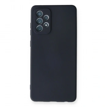 Samsung Galaxy A72 Kılıf Nano İçi Kadife Silikon - Lacivert