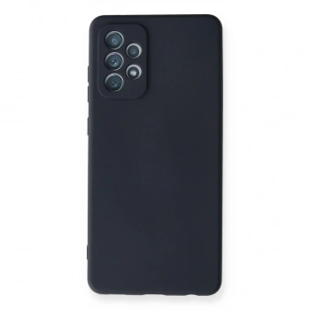 Samsung Galaxy A72 Kılıf Nano İçi Kadife Silikon - Lacivert