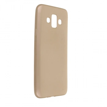 Samsung Galaxy J7 Duo Kılıf First Silikon - Gold