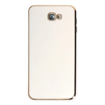 Samsung Galaxy J7 Prime Kılıf Volet Silikon - Beyaz