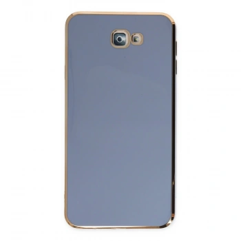 Samsung Galaxy J7 Prime Kılıf Volet Silikon - Mavi