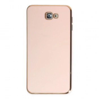 Samsung Galaxy J7 Prime Kılıf Volet Silikon - Pembe
