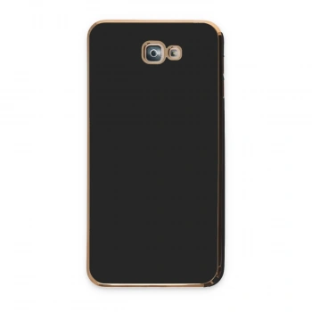 Samsung Galaxy J7 Prime Kılıf Volet Silikon - Siyah