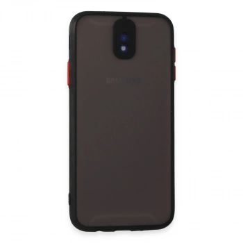 Samsung Galaxy J7 Pro / J730 Kılıf Montreal Silikon Kapak - Siyah