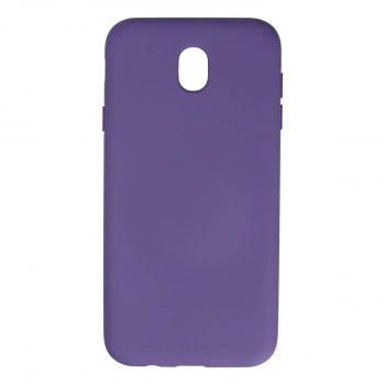 Samsung Galaxy J7 Pro / J730 Kılıf Nano İçi Kadife Silikon - Mor
