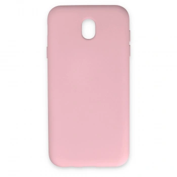 Samsung Galaxy J7 Pro / J730 Kılıf Nano İçi Kadife Silikon - Pudra