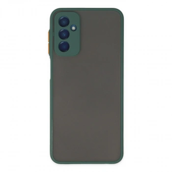 Samsung Galaxy M13 Kılıf Montreal Silikon Kapak - Yeşil