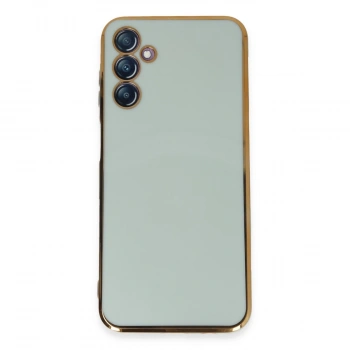 Samsung Galaxy M14 5g Kılıf Volet Silikon - Açık Yeşil