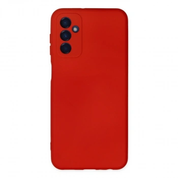Samsung Galaxy M23 Kılıf Nano İçi Kadife Silikon - Kırmızı