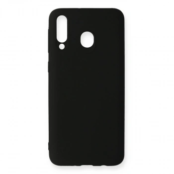Samsung Galaxy M30 Kılıf First Silikon - Siyah