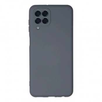 Samsung Galaxy M33 Kılıf Nano İçi Kadife Silikon - Gri