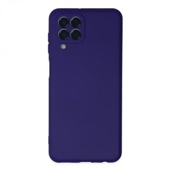 Samsung Galaxy M33 Kılıf Nano İçi Kadife Silikon - Mor