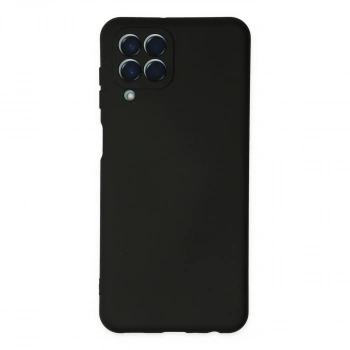 Samsung Galaxy M33 Kılıf Nano İçi Kadife Silikon - Siyah