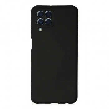 Samsung Galaxy M33 Kılıf Nano İçi Kadife Silikon - Siyah