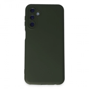 Samsung Galaxy M34 5g Kılıf Nano İçi Kadife Silikon - Koyu Yeşil