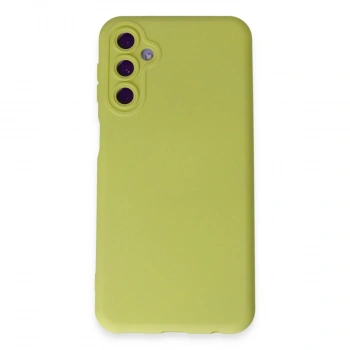 Samsung Galaxy M34 5g Kılıf Nano İçi Kadife Silikon - Sarı