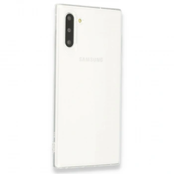 Samsung Galaxy Note 10 Kılıf Lüx Şeffaf Silikon