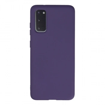 Samsung Galaxy S20 Kılıf Nano İçi Kadife Silikon - Mor