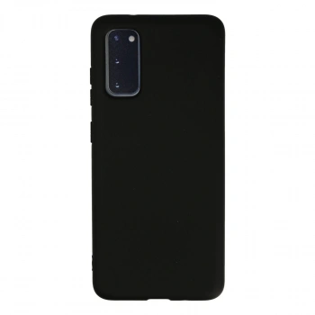 Samsung Galaxy S20 Kılıf Nano İçi Kadife Silikon - Siyah
