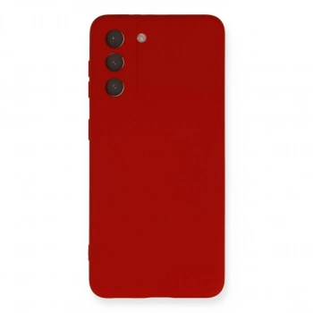 Samsung Galaxy S21 Kılıf Nano İçi Kadife Silikon - Kırmızı
