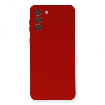 Samsung Galaxy S21 Plus Kılıf Nano İçi Kadife Silikon - Kırmızı