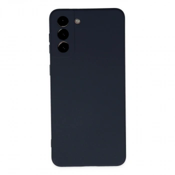 Samsung Galaxy S21 Plus Kılıf Nano İçi Kadife Silikon - Lacivert