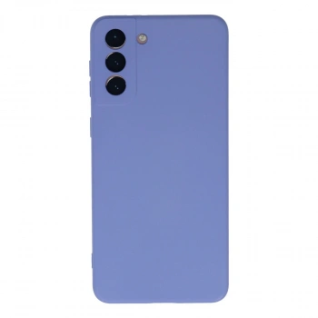 Samsung Galaxy S21 Plus Kılıf Nano İçi Kadife Silikon - Lila