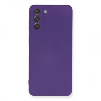 Samsung Galaxy S21 Plus Kılıf Nano İçi Kadife Silikon - Mor