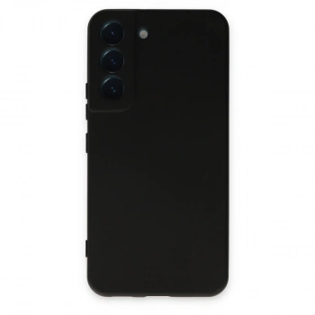 Samsung Galaxy S22 Kılıf Nano İçi Kadife Silikon - Siyah