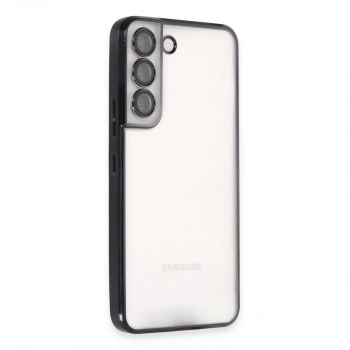 Samsung Galaxy S22 Kılıf Razer Lensli Silikon - Siyah