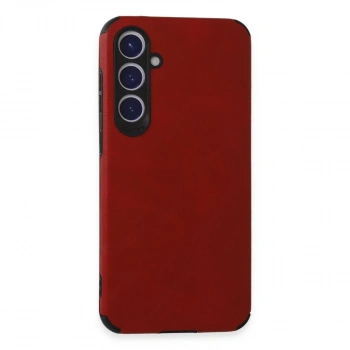 Samsung Galaxy S23 Fe Kılıf Loop Deri Silikon - Kırmızı