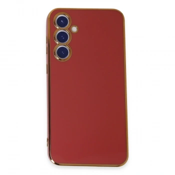 Samsung Galaxy S23 Fe Kılıf Volet Silikon - Kırmızı