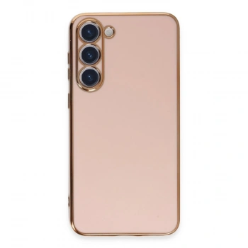 Samsung Galaxy S23 Kılıf Volet Silikon - Pembe