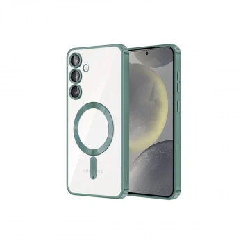 Samsung Galaxy S23 Plus Kılıf Kross Magneticsafe Kapak - Koyu Yeşil