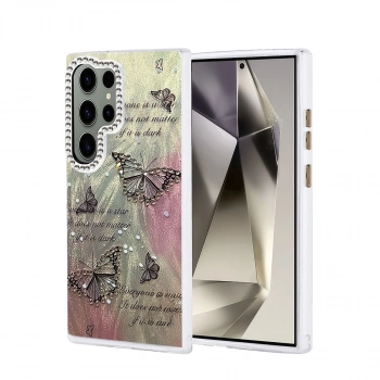 Samsung Galaxy S23 Ultra Kılıf Blade Aynalı Desenli Kapak - Desen 6